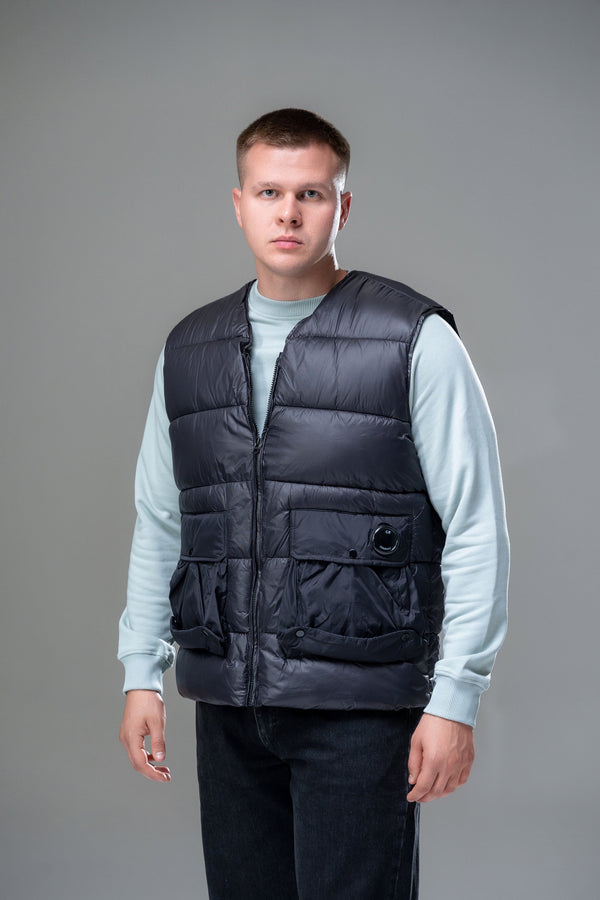 C.P. Company Puffer Vest Black