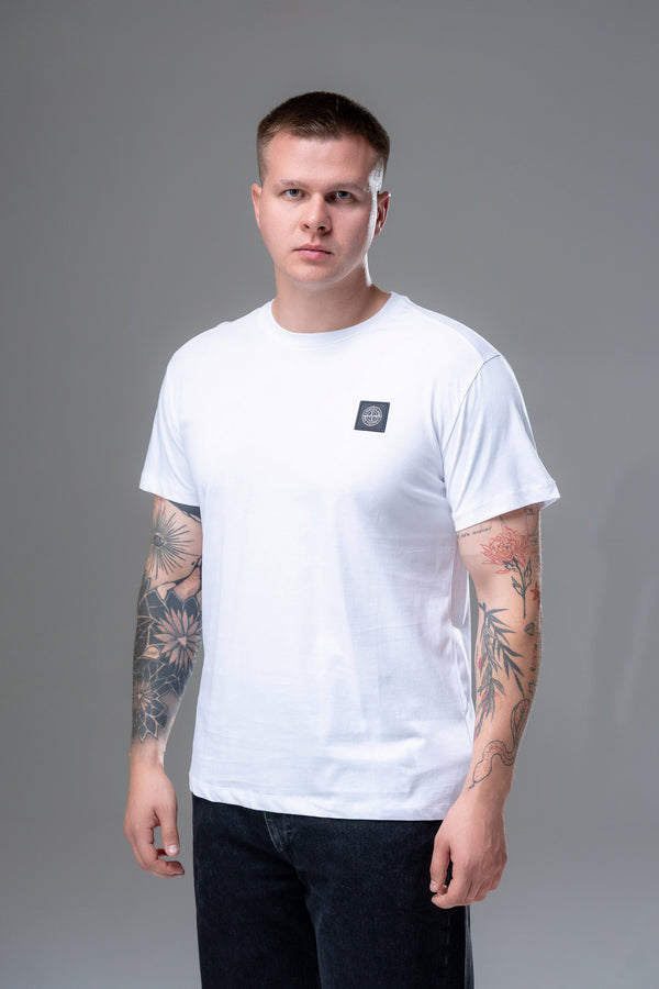 Футболка Stone Island Box Logo White