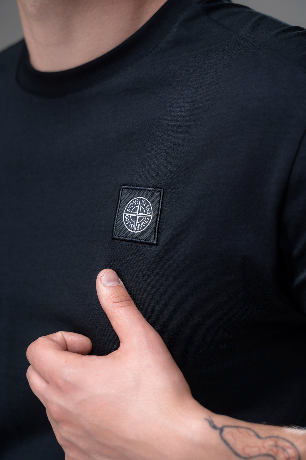Футболка Stone Island Box Logo Black
