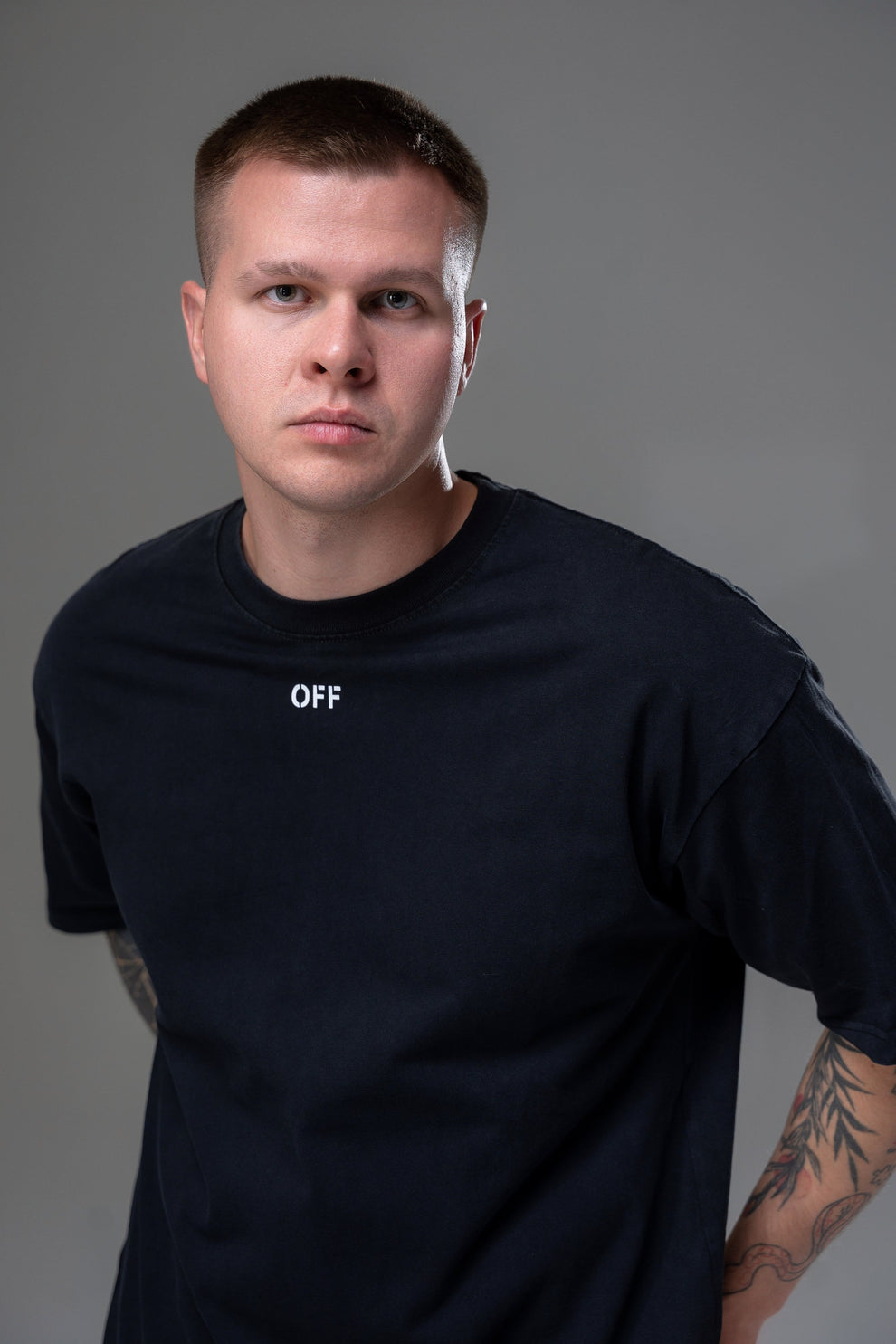 Футболка Off-White S.Matthew Skate Washed Black