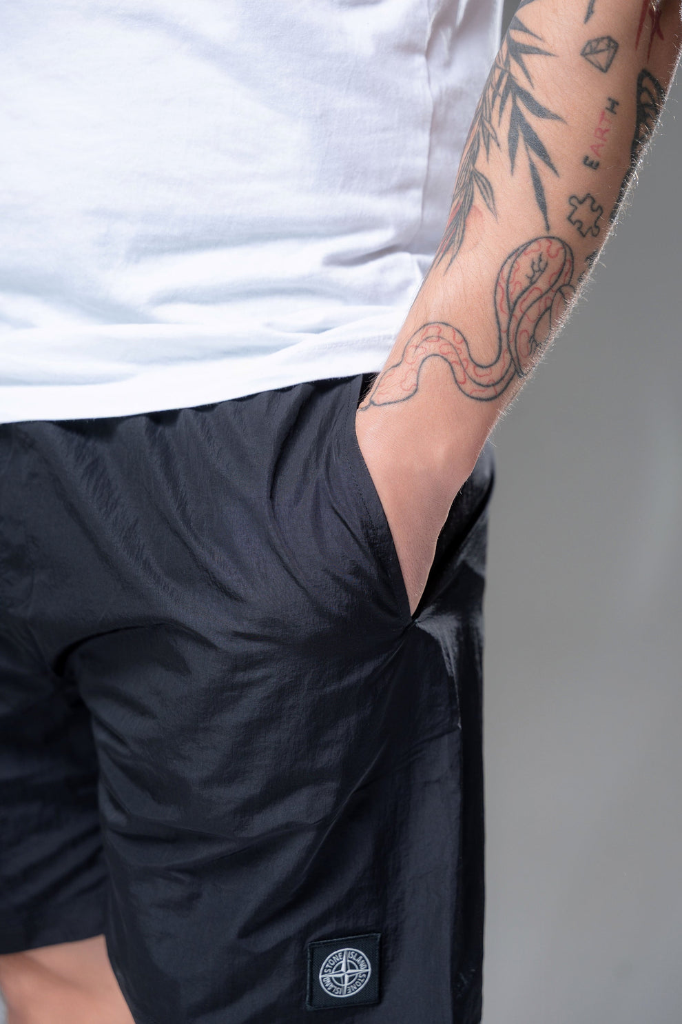Шорти Stone Island Nylon Black