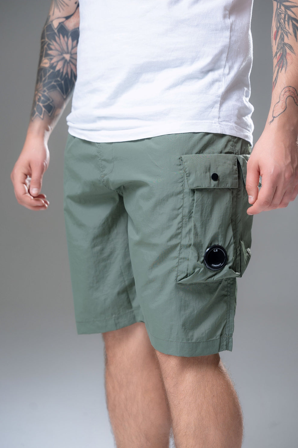Шорти C.P. Company Nylon Green