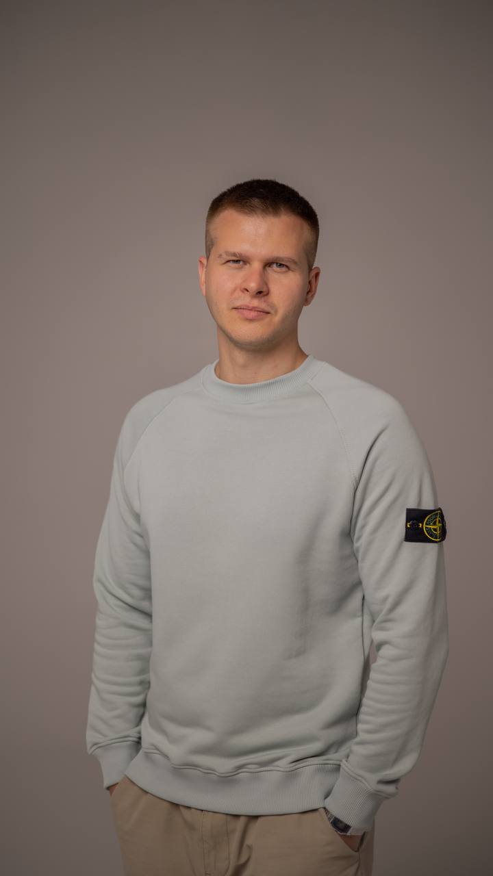 STONE ISLAND CLASSIC SWEATSHIRT MENTOL