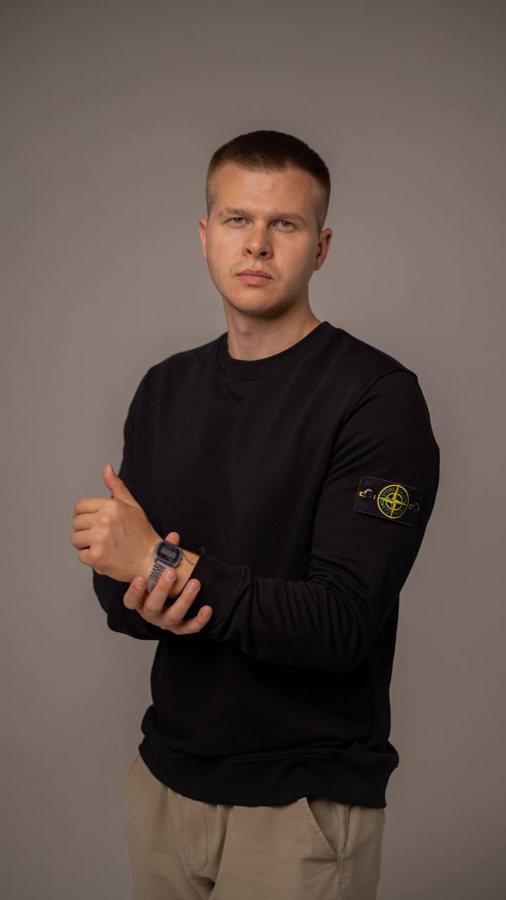 STONE ISLAND CLASSIC SWEATSHIRT BLACK