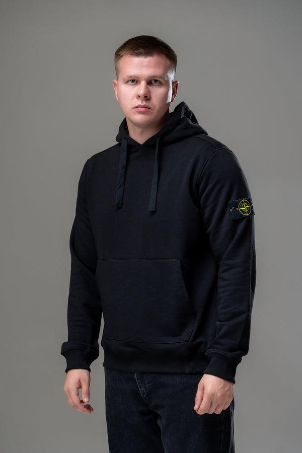 Худі Stone Island Cotton Black