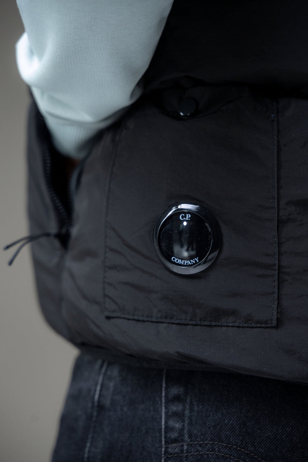 Жилетка C.P. Company Eco Chrome-R Mixed Down Black