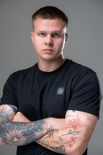 Футболка Stone Island Box Logo Black