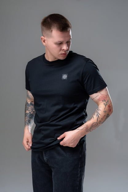 Футболка Stone Island Box Logo Black