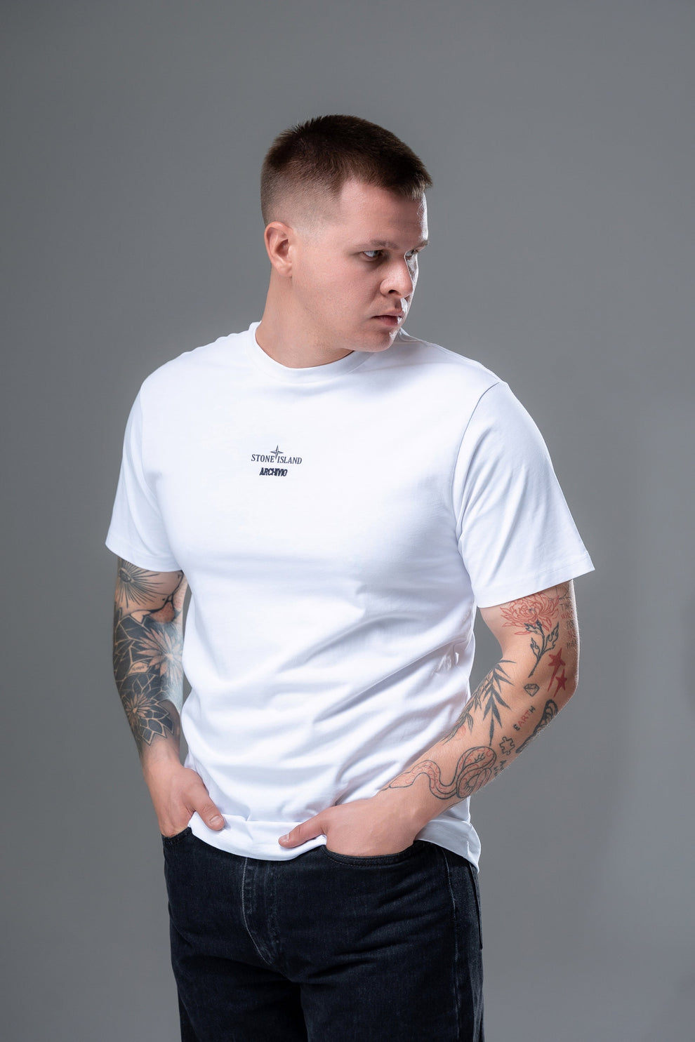 Футболка Stone Island Archivio White