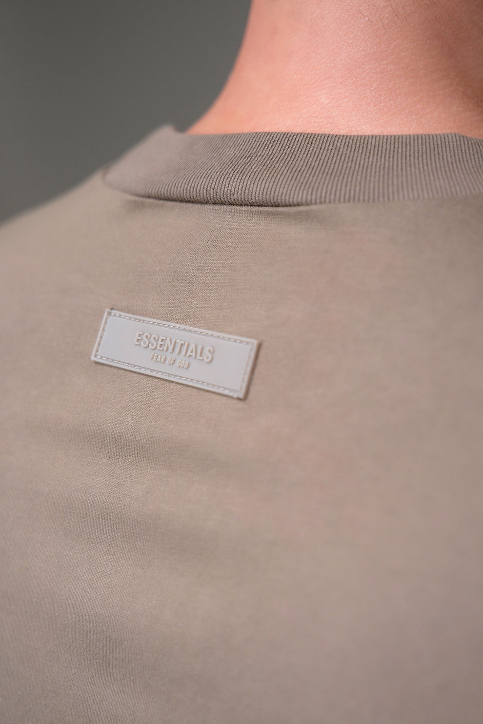 Футболка Essentials Boxy Logo Sandy