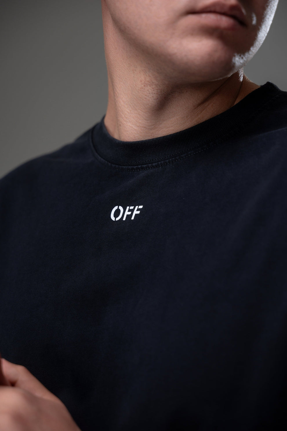 Футболка Off-White S.Matthew Skate Washed Black