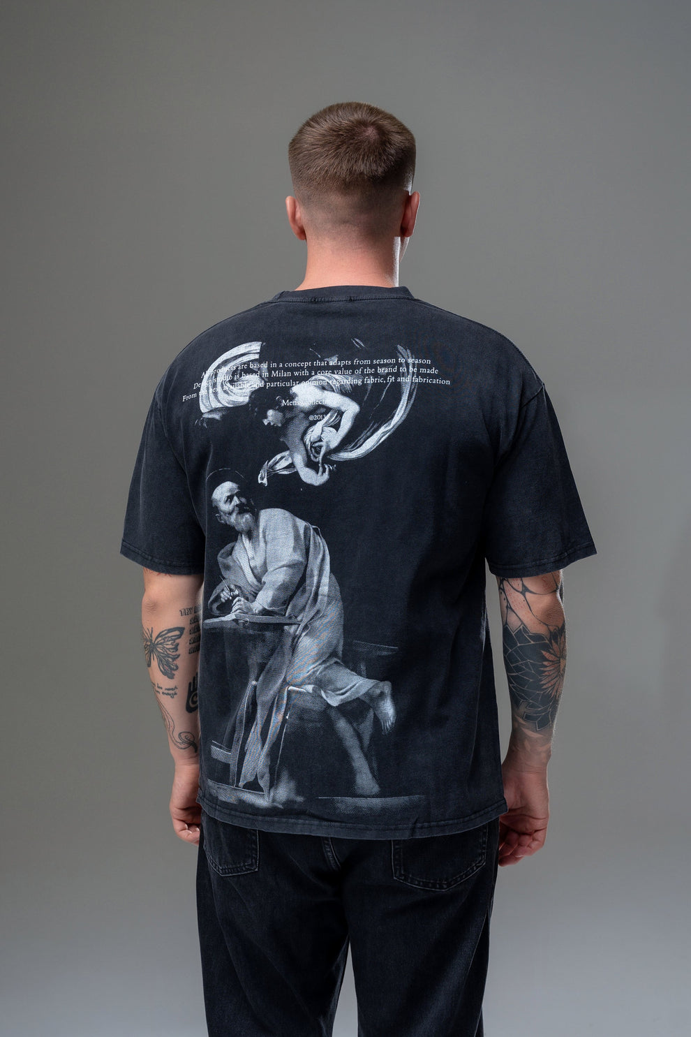 Футболка Off-White S.Matthew Skate Washed Black