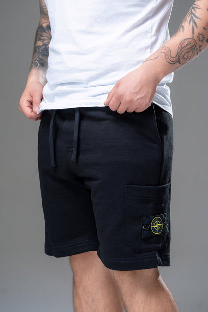 Шорти Stone Island Cotton Black