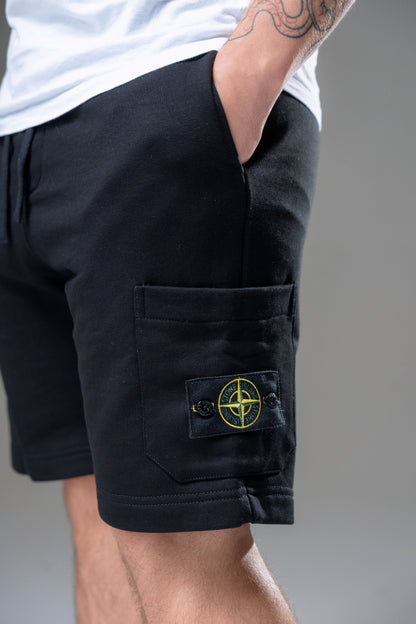 Шорти Stone Island Cotton Black