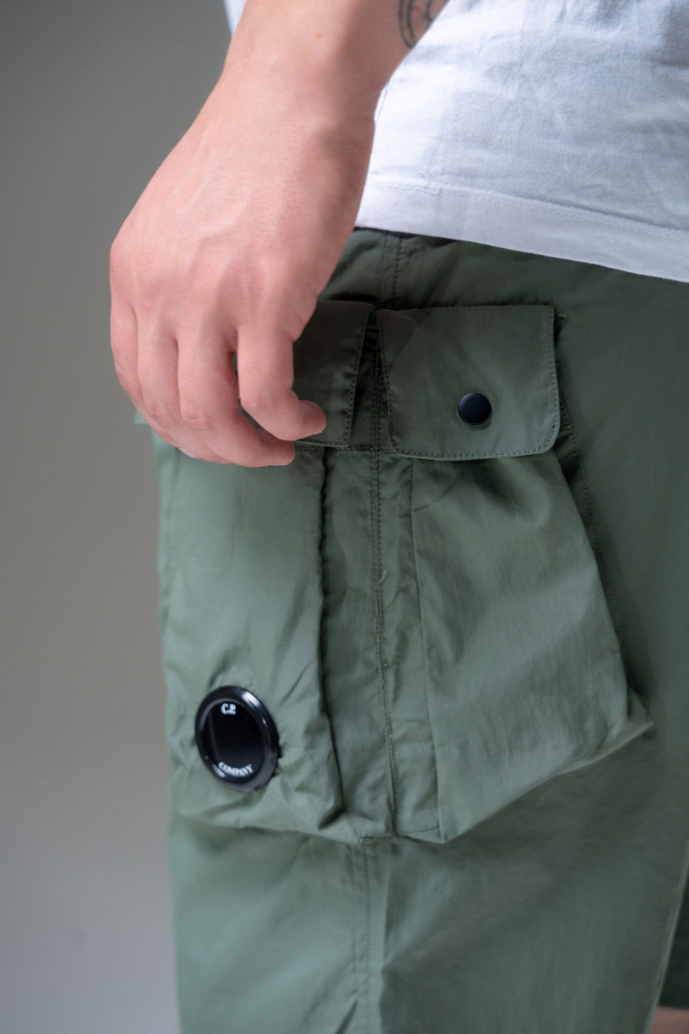 Шорти C.P. Company Nylon Green