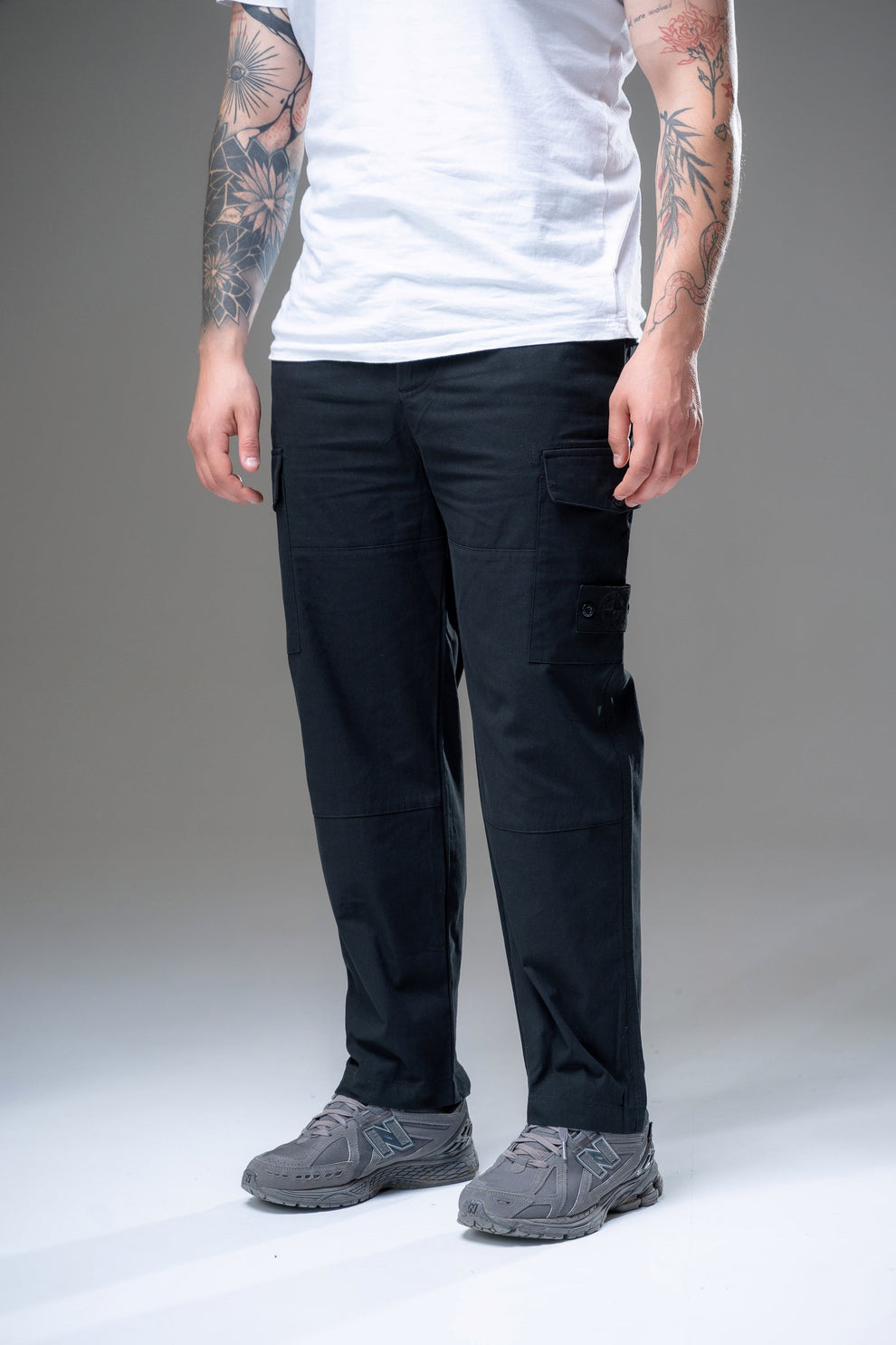 Штани Stone Island Cargo Black