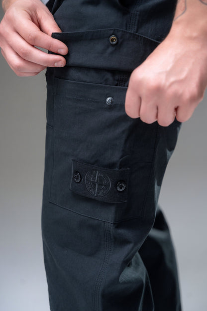 Штани Stone Island Cargo Black