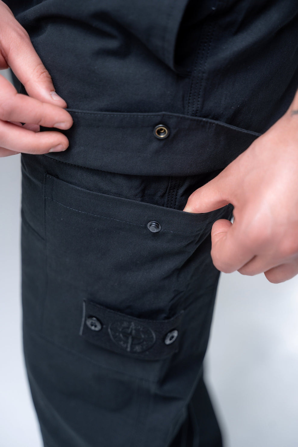 Штани Stone Island Cargo Black