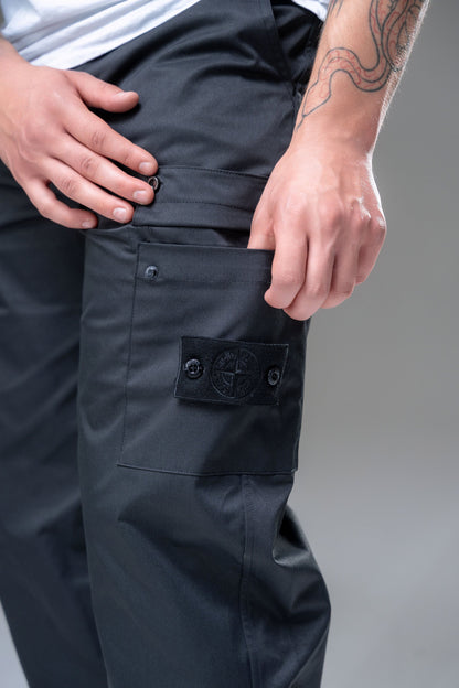 Штани Stone Island Cargo Nylon Black